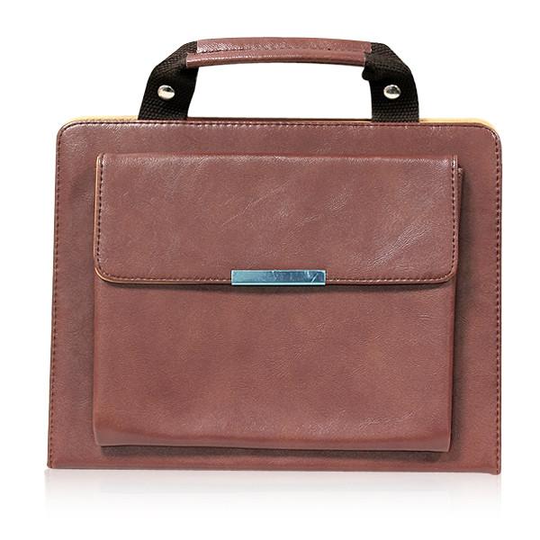 ipad faux leather handbag - brown