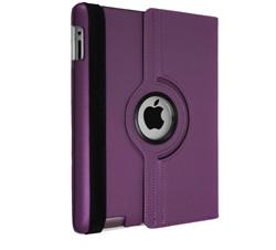 ipad air 360 rotating case - purple