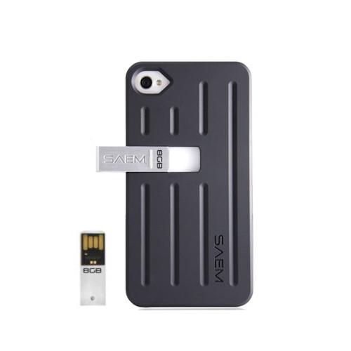 iPhone 4/4S Veho SAEM 8GB Memory case - Black