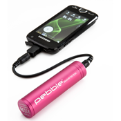 Veho Pebble Smartstick portable battery, 2200mah - Pink
